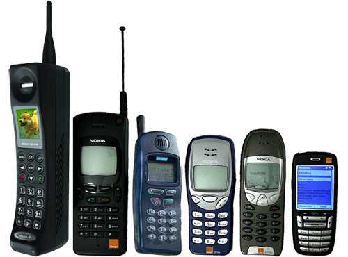 Mobile phone evolution