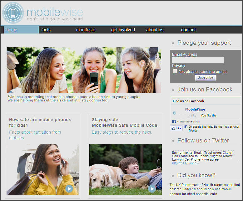 MobileWise website